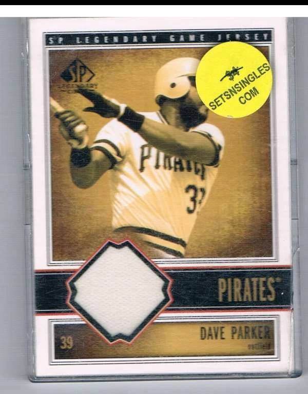 2002 SP Legendary Cuts Game Jersey #J-DPA Dave Parker NM-MT NM-MT MEM Pirates  - Image 1 of 1