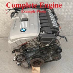 BMW E60 E61 E63 E65 E87 E90 E91 Bare Engine Petrol N52 N52B30A 258HP WARRANTY - Picture 1 of 12