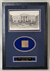 WHITE HOUSE Wood Relic Display * 1950 Renovation Original Material * Large Blue - Picture 1 of 7