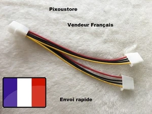 Câble doubleur Alim PC molex alimentation interne PC - Picture 1 of 4