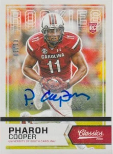 Pharoh Cooper 2016 Panini Classics rookie RC autograph auto card 269 1/10 1/1 - Picture 1 of 2