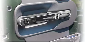 Borde cromado de manija de puerta delantera para Jeep Wrangler 2007-2010 11156,16 cresta resistente - Imagen 1 de 2