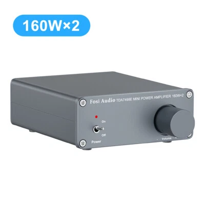 Fosi Audio TDA7498E Subwoofer integrato digitale classe D mini amplificatore sub basso RCA - Immagine 1 di 4