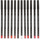  12 pièces Lip Liner infusion à froid crayon à sourcils eye-liner noir