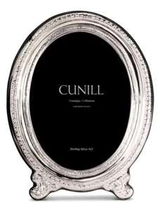 Cunill Sterling Silver Ovale' 3.5x5 Picture Frame - Picture 1 of 1