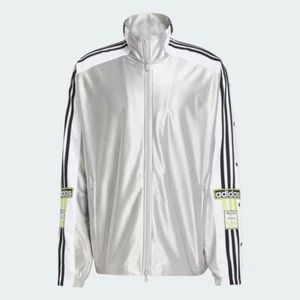 adidas Originals Herren ADILENIUM 2 MEGABREAK JACKE JM9660 GRAU SILBER TAKSE - Bild 1 von 6