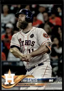 2018 Topps Series 2 Evan Gattis Houston Astros #375 4 Card Lot - Picture 1 of 2