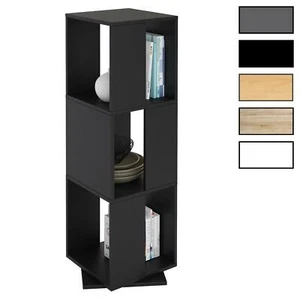 Drehregal Bücherregal Deko Regal Ordner drehbar 3 Fächern verschiedene Farben - Bild 1 von 7