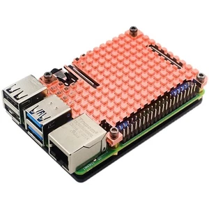 Thin Copper Heatsink Protective Passive Cooling Case Shell For Raspberry Pi 4B - Zdjęcie 1 z 12