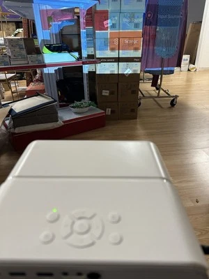 Auto Focus/Keystone DBPOWER Projector 4K 5G WiFi Two-Way BT, 600ANSI FHD 1080P - Image 1 of 4