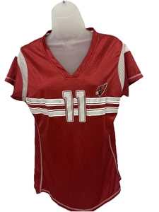 Arizona Cardinals NFL Football Women’s Large #11 Larry Fitzgerald Jr. Shirt Red - Picture 1 of 7