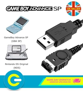 Cable de carga USB de plomo para Nintendo Game Boy GBA SP y NDS 1a generación - Imagen 1 de 6