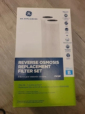 GE FX12P 2 PACK Reverse Osmosis Replacement Filter Set Replacement New - Image 1 of 3