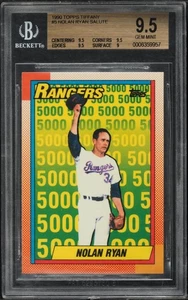1990 Topps Tiffany Rangers Nolan Ryan #5 BGS 9.5 - Bild 1 von 2