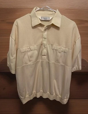 ¡¡¡Camisa de golf/abuelo vintage de Parkland Classics de los años 80!!! Color crema. Grande Foto 1 de 4