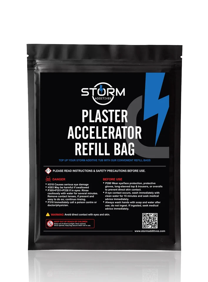 STORM ADDITIVES Quick Set Plaster Accelerator - Refill Bags