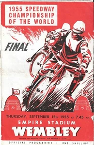 1955 Wembley : World Final Speedway Programme (15/9/55) - Picture 1 of 1