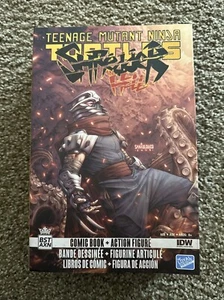 Teenage Mutant Ninja Turtles BST AXN Shredder in Hell Comic + Actionfigur - Bild 1 von 4