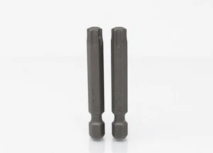 ASTA T40 Torx TX-Star 1/4" Hex Insert Bit S2 Steel 50mm Long Pack of 2 - Picture 1 of 5