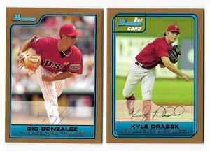 2006 Bowman GOLD Draft Picks & Prospects - PHILADELPHIA PHILLIES Team Se