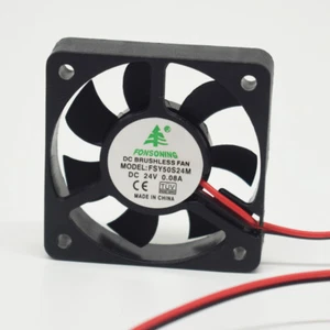 1pc Brushless DC Cooling Fan 50x50x10mm 5010 7 blades 24V 2pin 2.54 Connector - Picture 1 of 4