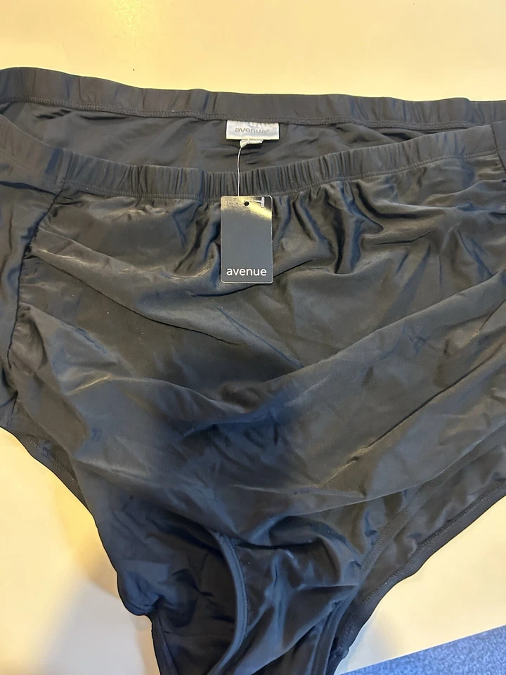 Pantalones cortos de natación Avenue Hi Waist para mujer talla 30 azul marino y negro PAQUETE Foto 1 de 4
