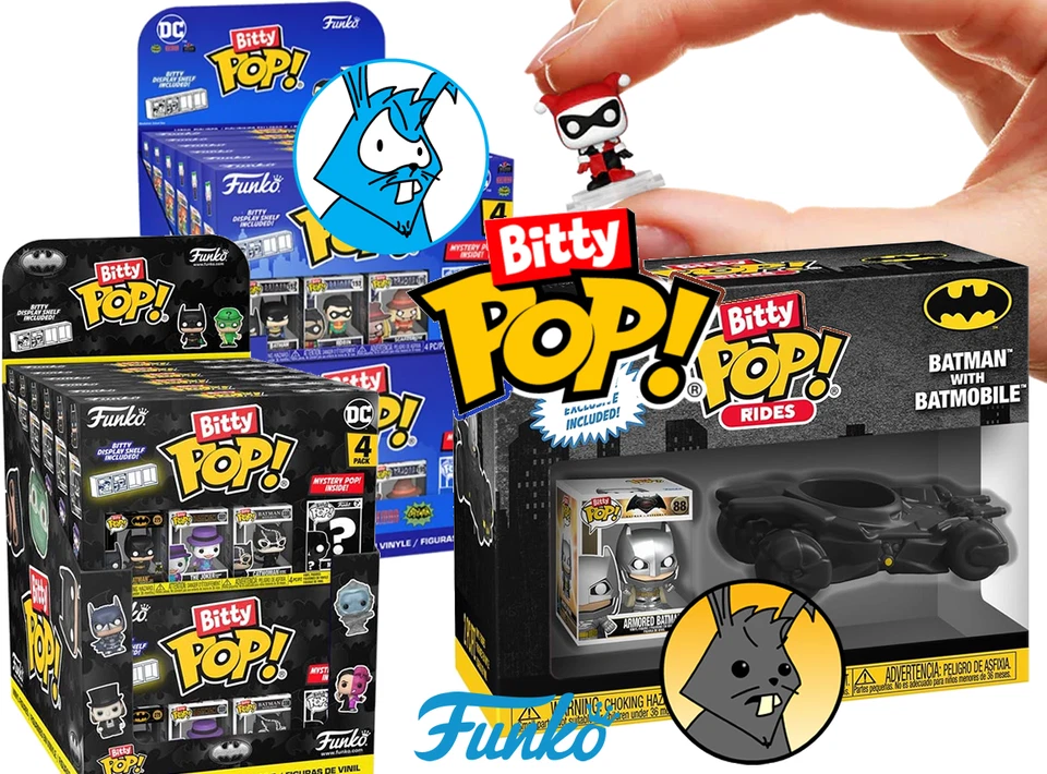 Batman Superman JLA - Bitty Pop! Assorted - Pick and Choose - Funko DC - Image 1 of 1