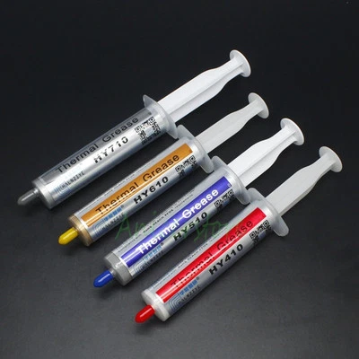 4pcs Gold Silver Grey White Silicone Compound Thermal Grease Paste CPU Cooling - Image 1 of 4