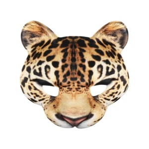 1 Stück Leopard Cosplay Halbmaske Halloween Party Maske Maskerade Tiermaske Neu - Bild 1 von 11