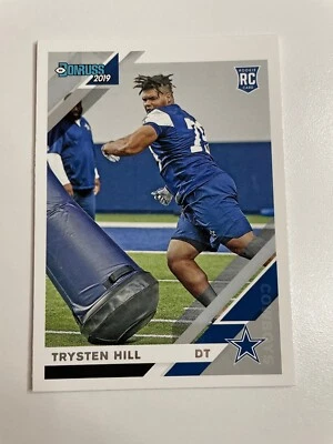Trysten Hill ROOKIE 2019 Panini Donruss Football #277 Dallas Cowboys RC NFL - Image 1 of 2