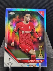 2021-22 Topps Chrome UEFA UCL Refractor Curtis Jones #136 Liverpool - Bild 1 von 2