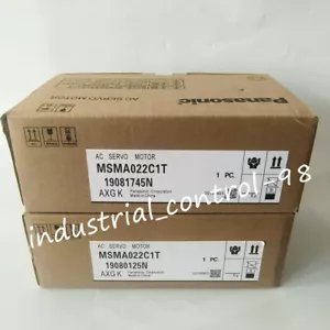 1 PIEZA NUEVO SERVOMOTOR PANASONIC AC MSMA022C1T En Caja Envío Acelerado - Imagen 1 de 3