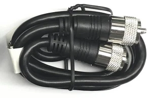 3 pies RG8X Coax UHF (PL259) Macho / Macho 50 ohmios Cable de antena Envío gratis! - Imagen 1 de 5