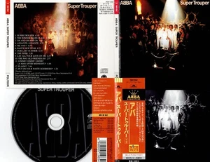 ABBA-SUPER TROUPER-80/97-JAPAN-POLAR/POLYDOR POCP-2552-OBI-INLAY-REMASTERS-CD-M- - Picture 1 of 1
