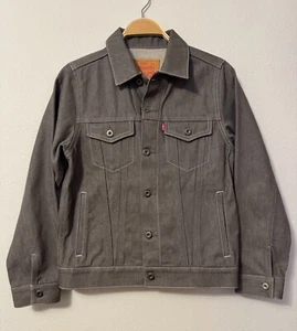 Levis Levi Strauss Gray Denim jean Jacket Youth Large 12-13 years old - Picture 1 of 5