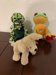 Ganz Webkinz Plush Frog & Dragon No Code - Picture 1 of 7