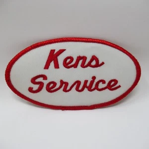 Kens Service - Vintage - Uniform - rote Schriftzug - bestickt - Patch - Bild 1 von 7