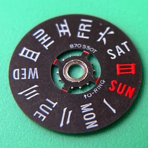 RUEDA DE DISCO DE DÍA CHINA 870550 GENUINA NUEVA DE STOCK Seiko Bruce Lee 6139 6010 6139 6011 - Imagen 1 de 3