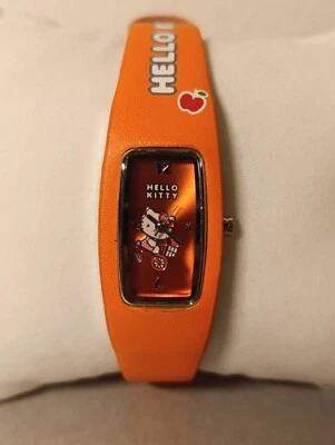 Orologio da polso di Hello Kitty arancione, nuovo, femminile - Sanrio - Immagine 1 di 4