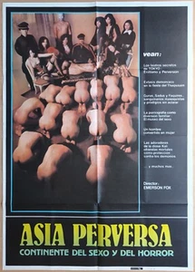 Shocking Asia ORIGINAL Spanish 1982 POSTER wild & weird Mondo film shockumentary - Picture 1 of 3