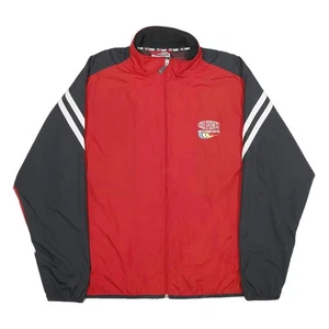 CHASE AUTHENTICS Mens Red & Black DuPont Motorsports Zip Jacket M Polyester - Picture 1 of 6
