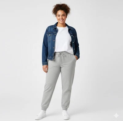 Nuevo con etiquetas Antiguo Azul Marino Gris Claro Para Mujer Terry Acogedor Joggers XXL Salón Dormitorio Relajado Cómodo Foto 1 de 4