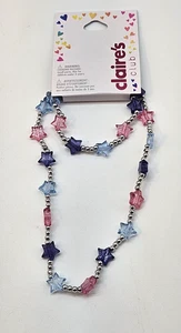 Claire's Star Necklace & Bracelet - Stretch Type - Picture 1 of 2