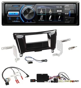 JVC Bluetooth Lenkrad USB DAB Autoradio für Nissan Qashqai 14-18 X-Trail Kamera - Bild 1 von 12