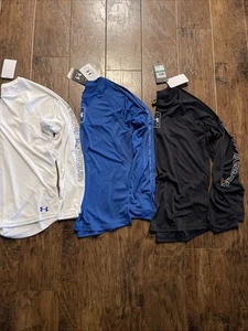 NEW Lot of 3 Under Armour Shooting shirts Youth Large Long Sleeve - Picture 1 of 8
