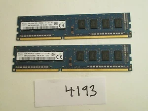 Memoria RAM de escritorio SK Hynix 2x2Gb = 4Gb PC3-12800 1600Mhz DDR3 (4193) - Imagen 1 de 2