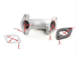 26mm Manifold Intake Inlet Pipe 110cc 125cc 140cc Dirt Pit Bike Apollo SSR SDG - Picture 1 of 6