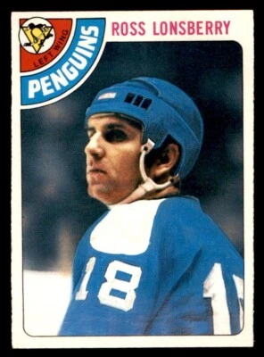 1978 OPC O-Pee-Chee Hockey #186 Ross Lonsberry NM/MT *e1 - Image 1 of 2