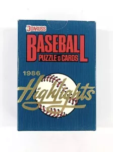1986 Donruss Baseball Highlights Sealed Set Ft Hank Aaron - Picture 1 of 4