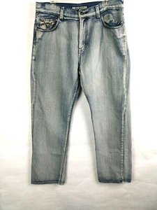 Old Skool Herren Jeans Gr. 36 Straight Leg Stone Light Wash Jeans - Bild 1 von 7